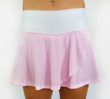 Faye+Florie CYF3B Pink Seersucker Print Holly Skirt (W) (Pink)