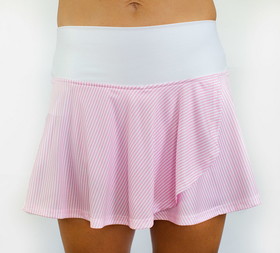 Faye+Florie CYF3B Pink Seersucker Print Holly Skirt (W) (Pink)