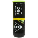 Dunlop 601384 Padel Pro Padel (1 can) (Yellow)