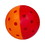 Gamma COPTT610/COPTT612/COPT611 Two Tone Outdoor Training Pickleball (6x) (Red/Orange)