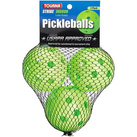 Tourna PIKL-3-LG-I Strike Indoor Pickleball (3x)