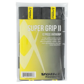Volkl V33469/V33470 Super Grip II Overgrip (12x) (Black)