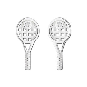 Racquet Inc QG923L Tennis Racquet Earrings