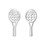 Racquet Inc QG923L Tennis Racquet Earrings