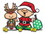 Pickleball Elf Holiday Note Cards (8x)