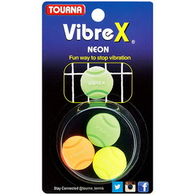 Tourna VIB-NX Vibrex Neon Vibration Dampeners (3x)