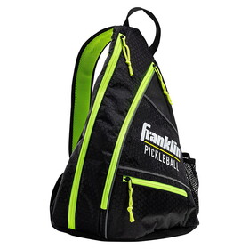 Franklin 52823 Pickleball Sling Bag (Black/Optic Green)