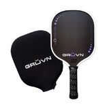 GRUVN MUVN-13S-Purple MUVN-13S Raw Carbon Fiber Pickleball Paddle