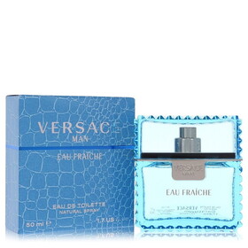 Versace 435444 Eau Fraiche Eau De Toilette Spray (Blue) 1.7 oz, for Men