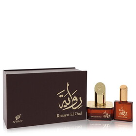 Riwayat El Oud by Afnan 541150 Eau De Parfum Spray + Free .67 oz Travel EDP Spray 1.7 oz