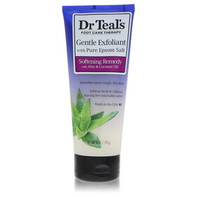 Dr Teal's Gentle Exfoliant With Pure Epson Salt by Dr Teal's 551546 Gentle Exfoliant with Pure Epsom Salt Softening Remedy with Aloe & Coconut Oil (Unisex) 6 oz