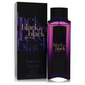 Black is Black by Nu Parfums Eau De Parfum Spray 3.3 oz