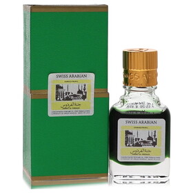 Jannet El Firdaus by Swiss Arabian Concentrated Perfume Oil Free From Alcohol (Unisex Black Edition Floral Attar) .30 oz