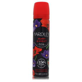 Yardley Poppy & Violet By Yardley London 552635 Body Fragrance Spray 2.6 Oz