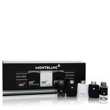 Montblanc Explorer by Mont Blanc 555250 Gift Set -- 2 x 0.15 Mini EDT in Montblanc Legend + 2 x .15 Mini EDP Spray in Montblanc Explorer + 0.15 oz Mini EDT in Montblanc Legend Spirit