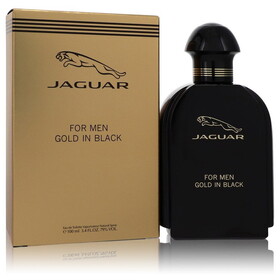 Jaguar Gold In Black by Jaguar 555393 Eau De Toilette Spray 3.4 oz