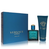 Versace Eros by Versace 559567 Gift Set -- 1.7 oz Eau De Toilette Spray + 3.4 oz Shower Gel
