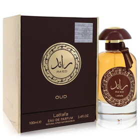 Raed Oud by Lattafa 561358 Eau De Parfum Spray (Unisex) 3.4 oz