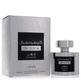 Lattafa Confidential Platinum by Lattafa 561781 Eau De Parfum Spray (Unisex) 3.4 oz
