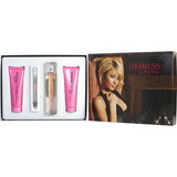 Heiress Paris Hilton By Paris Hilton Eau De Parfum Spray 3.4 Oz & Body Lotion 3 Oz & Shower Gel 3 Oz & Eau De Parfum Spray 0.34 Oz, Women