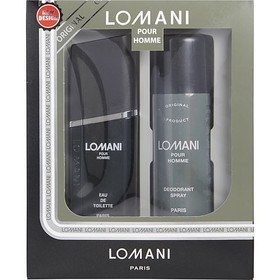 Lomani By Lomani Edt Spray 3.3 Oz & Deodorant Spray 6.6 Oz, Men