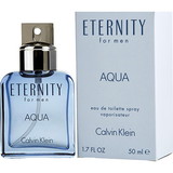 ETERNITY AQUA by Calvin Klein Edt Spray 1.7 Oz For Men