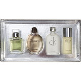 Calvin Klein Variety By Calvin Klein 4 Piece Mens Mini Variety With Eternity & Obsession & Ck One & Escape And All Are Edt 0.5 Oz Minis, Men