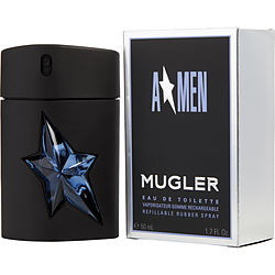 ANGEL by Thierry Mugler Edt Spray Rubber Bottle Refillable 1.7 Oz For Men