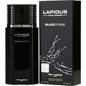Lapidus Pour Homme Black Extreme By Ted Lapidus Edt Spray 3.3 Oz For Men