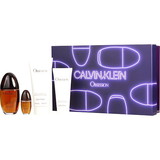 OBSESSION by Calvin Klein Eau De Parfum Spray 3.4 Oz & Body Lotion 6.7 Oz & Shower Gel 3.4 Oz & Eau De Parfum Spray 0.5 Oz Mini For Women