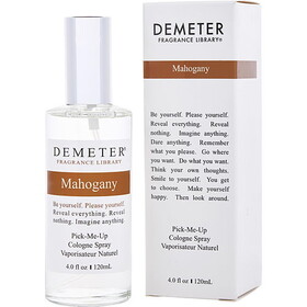 Demeter Mahogany by Demeter Cologne Spray 4 Oz, Unisex
