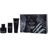 KENNETH COLE BLACK by Kenneth Cole Edt Spray 3.4 Oz & Aftershave Balm 3.4 Oz & Deodorant Stick Alcohol Free 2.6 Oz For Men