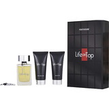 Penthouse Life On Top By Penthouse Edt Spray 4.2 Oz & Aftershave Balm 5 Oz & Shower Gel 5 Oz & Keychain, Men