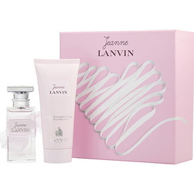 JEANNE LANVIN by Lanvin Eau De Parfum Spray 1.7 Oz & Body Lotion 3.3 Oz Women