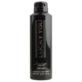 Lucky You By Lucky Brand Deodorant Body Spray 6 Oz For Men
