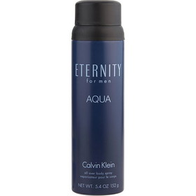 Eternity Aqua By Calvin Klein Body Spray 5.4 Oz, Men