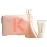 Kenzo Jeu D'Amour By Kenzo Eau De Parfum Spray 3.4 Oz & Creamy Milk 1.7 Oz & Pouch For Women