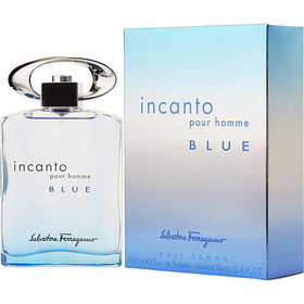 INCANTO BLUE by Salvatore Ferragamo Edt Spray 3.4 Oz For Men