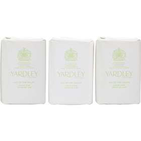 Yardley By Yardley Lily Of The Valley Luxury Soaps 3 X 3.5 Oz Each (New Packaging) For Women