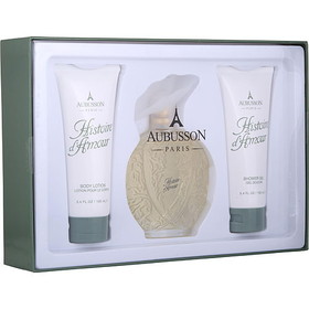 HISTOIRE D'AMOUR By Aubusson Edt Spray 3.4 oz & Body Lotion 3.4 oz & Shower Gel 3.4 oz, Women