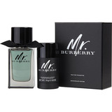 Mr Burberry By Burberry Edt Spray 3.3 Oz & Deodorant Stick 2.5 Oz (Travel Offer), Men