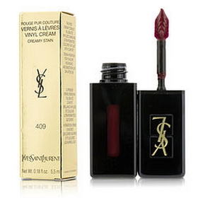 Yves Saint Laurent By Yves Saint Laurent - Rouge Pur Couture Vernis A Levres Vinyl Cream Creamy Stain - # 409 Burgundy Vibes --5.5Ml/0.18Oz, For Women