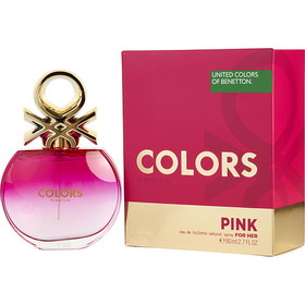 Colors De Beneton Pink By Benetton - Edt Spray 2.7 Oz , For Women