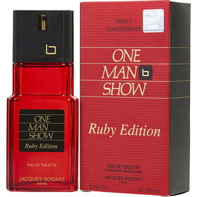 ONE MAN SHOW RUBY by Jacques Bogart Edt Spray 3.3 Oz For Men