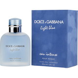D & G Light Blue Eau Intense By Dolce & Gabbana - Eau De Parfum Spray 3.3 Oz , For Men