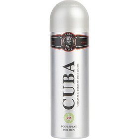 Cuba Black By Cuba - Body Spray 6.6 Oz - M , For Men