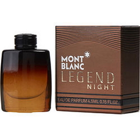 Mont Blanc Legend Night By Mont Blanc - Eau De Parfum .15 Oz Mini , For Men