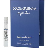 D & G LIGHT BLUE EAU INTENSE by Dolce & Gabbana Eau De Parfum Vial On Card MEN
