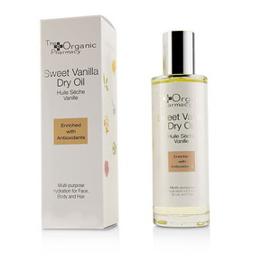 The Organic Pharmacy by The Organic Pharmacy Sweet Vanilla Dry Oil - Multi-Use For Face, Body & Hair --100Ml/3.4Oz, Women