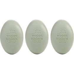 WOODS OF WINDSOR LILY OF THE VALLEY by Woods of Windsor Soap 3 X 2.1 Oz WOMEN